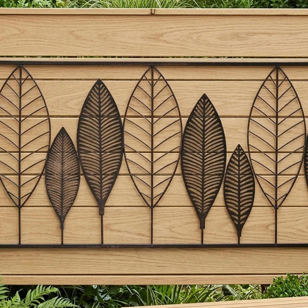 Garden Greatness Black and Rustic Brown Decorative Wall