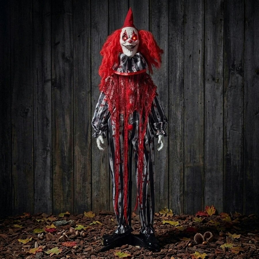 Garden Greatness Animated Life-Size Evil Clown Decoration