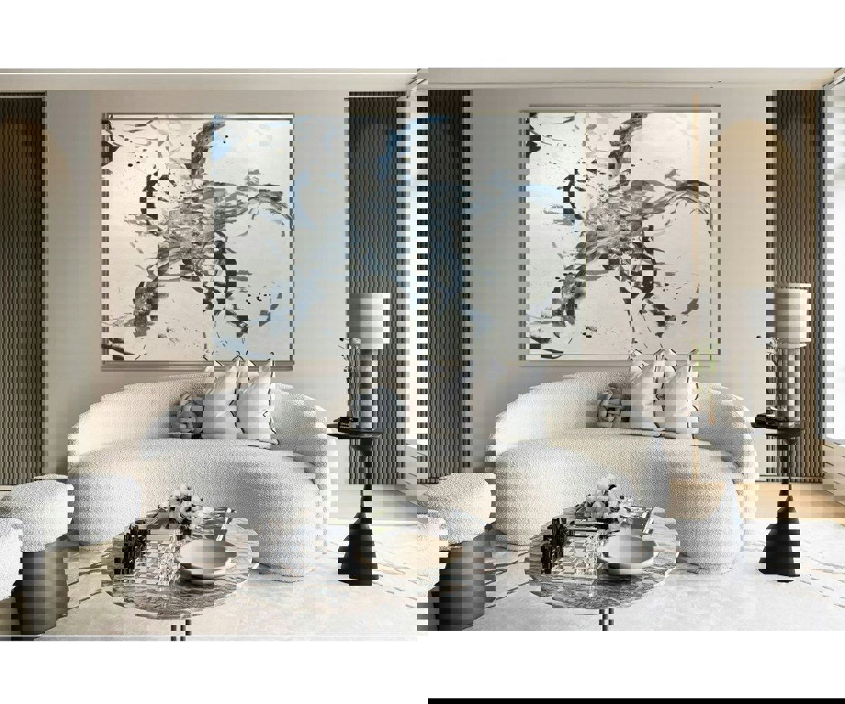 High-End Donti 01 Framed Art by Quintessa - Abstract Luxury Canvas for Sophisticated Interiors