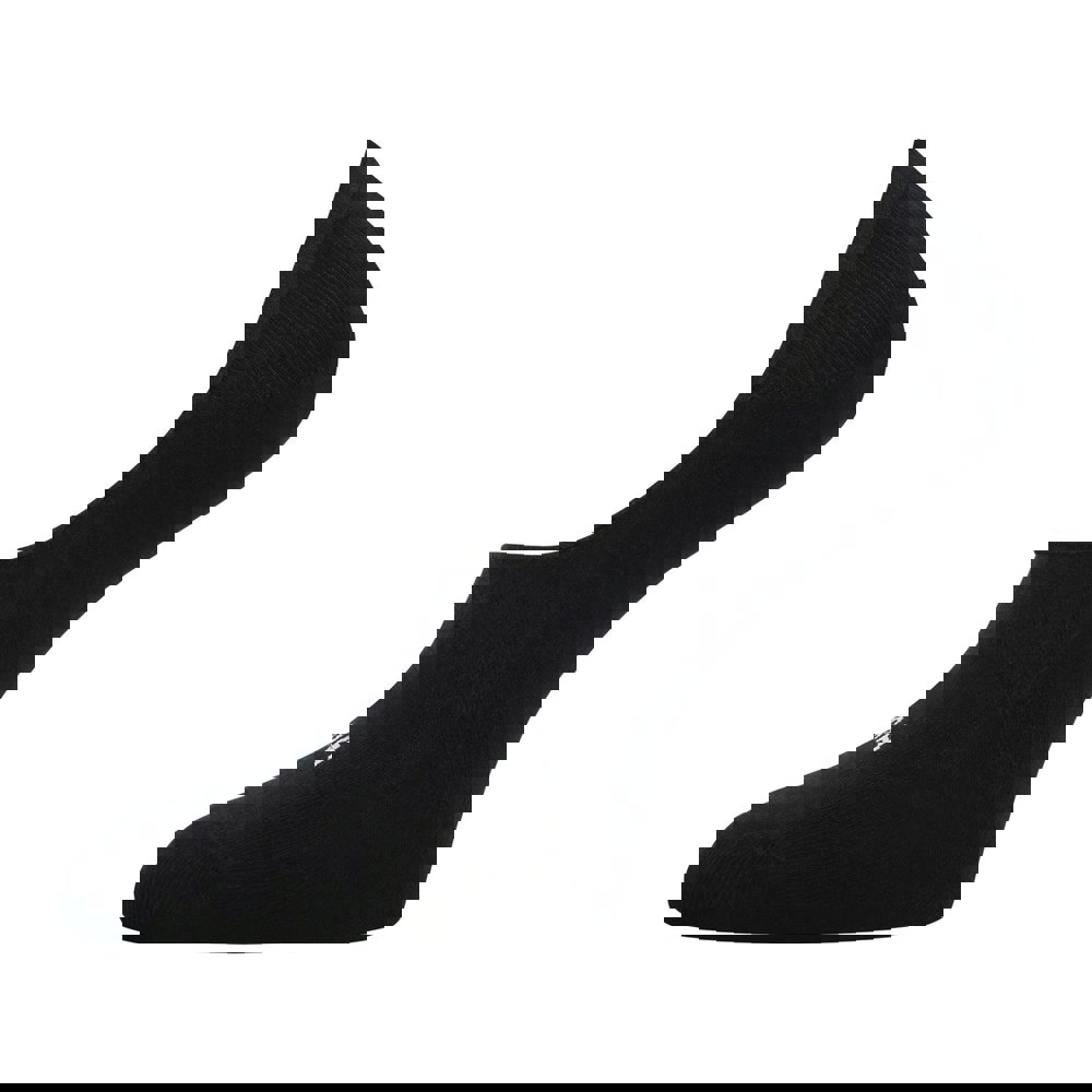 Superga Womens/Ladies No Show Socks (Pack of 3) - Black