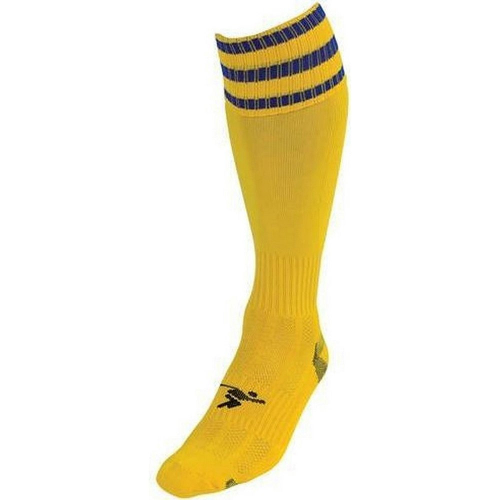 Precision Unisex Adult Pro Football Socks - Yellow/Royal Blue