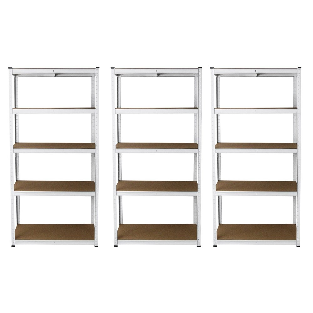 Monster Racking 3 x E-Rax White Metal Racking Units | Rackhams