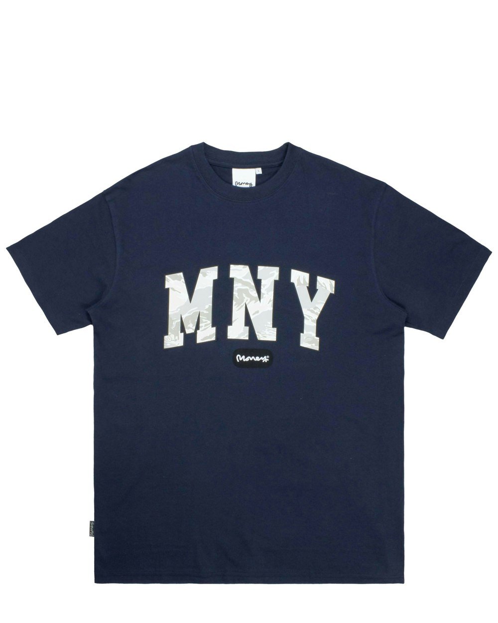 Money Camo Fill Tee - Navy
