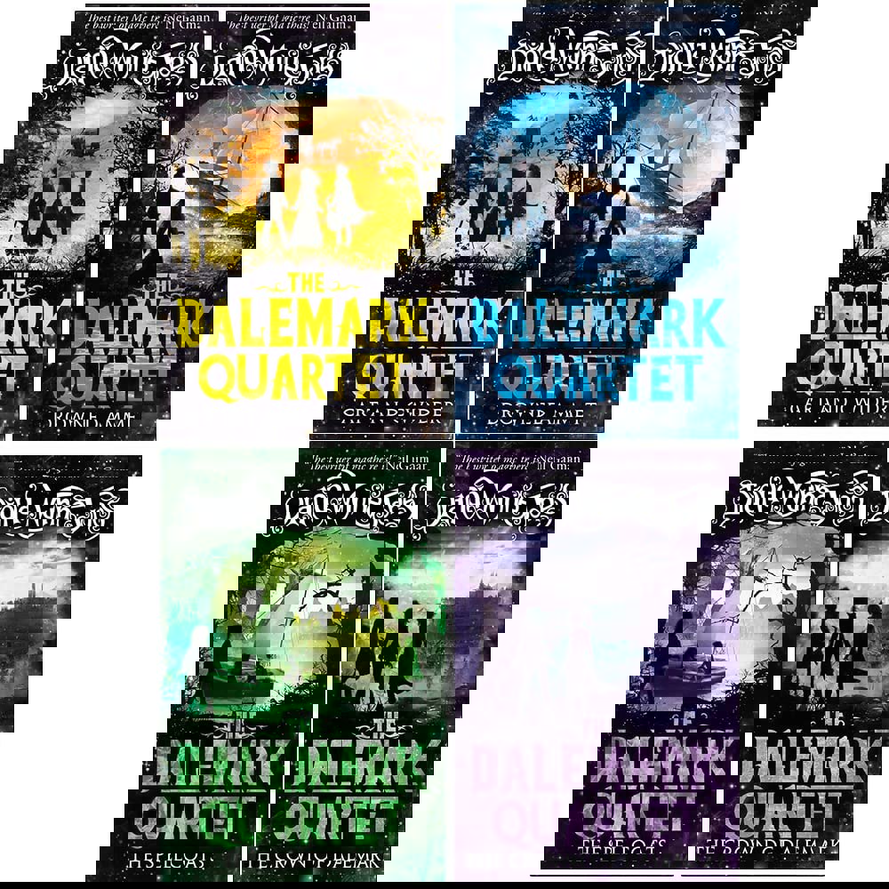 Diana Wynne Jones 4 Book Set Cart and Cwidder, Drowned Ammet, The Spellcoats, The Crown of Dalemark