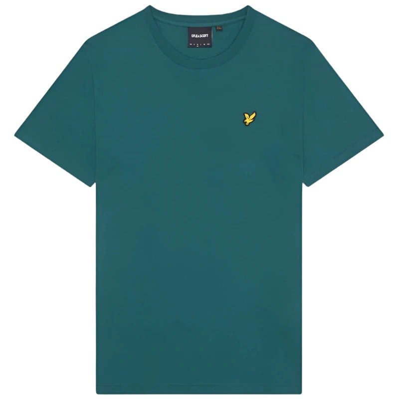 Lyle & Scott Branded Chest Logo Malachite Green T-Shirt