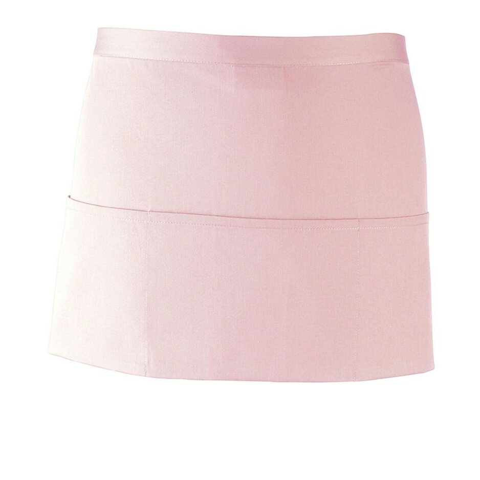 Premier Colours 3 Pocket Short Apron - Pink - One Size - Pink