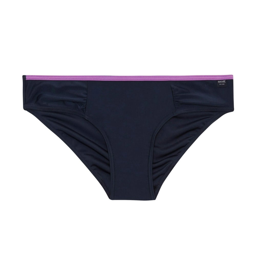 Regatta Womens/Ladies Aceana Plain Bikini Bottoms - Navy/Radiant Orchid