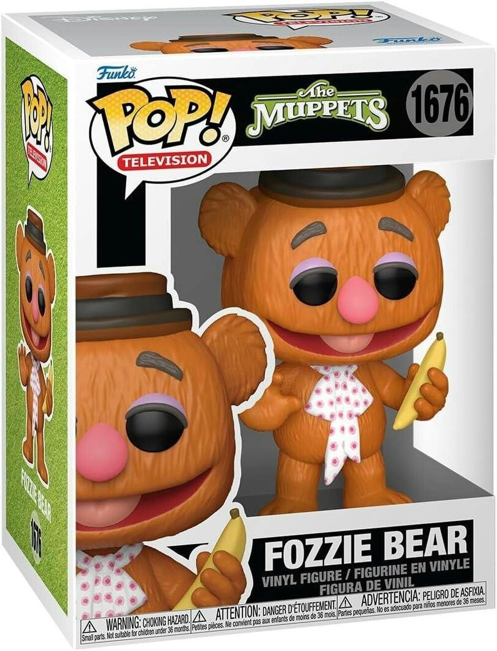 The Muppets - Fozzie Bear with Banana POP! Vinyl Figure (1676)