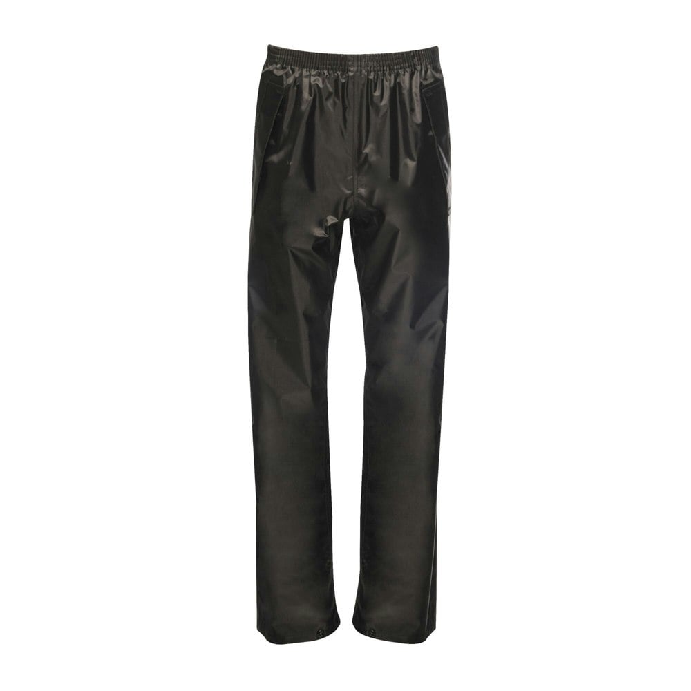 Regatta Professional Childrens/Kids Waterproof Over Trousers - Black