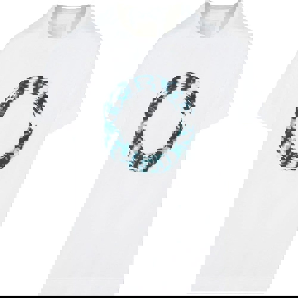 Givenchy Circle Logo Oversized White T-Shirt S