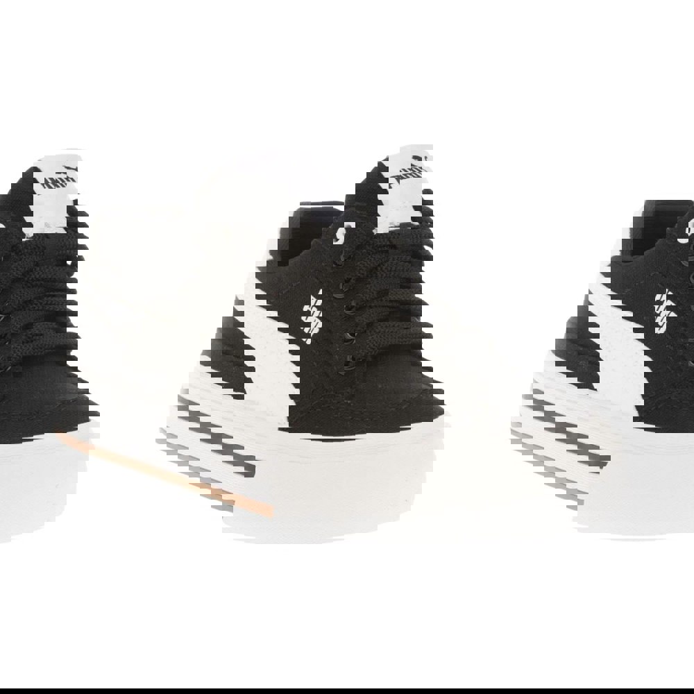 Puma Childrens/Kids Classic Vulc Court Trainers - Black/White