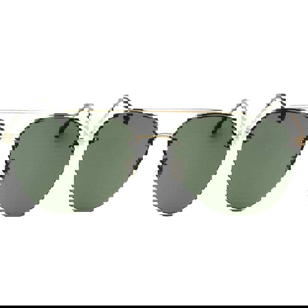 Hugo Boss Green Len Matte Gold Sunglasses One Size