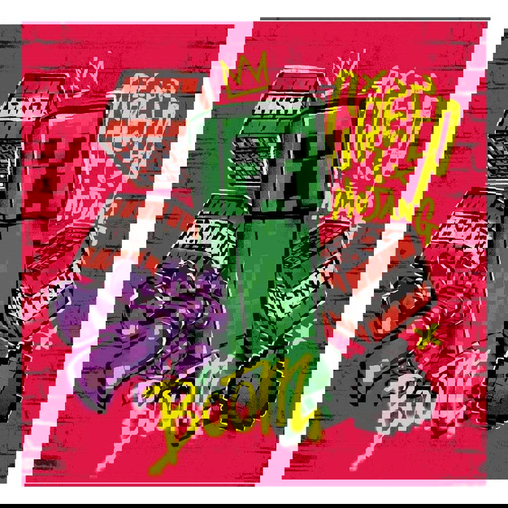 Minecraft Creep Mojang Canvas Print - Multicoloured