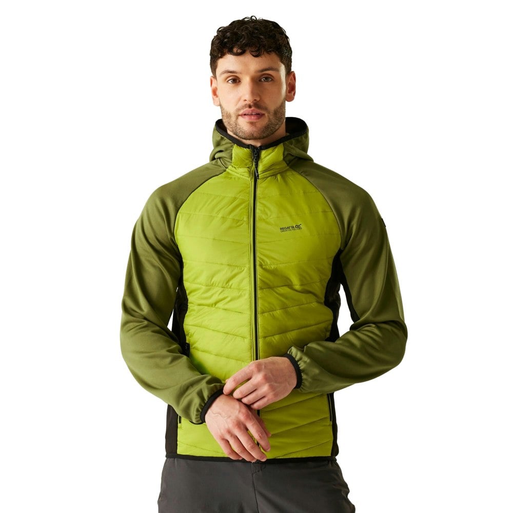Regatta Mens Andreson VIII Hybrid Jacket - Grenoble Green/Nephrite Green