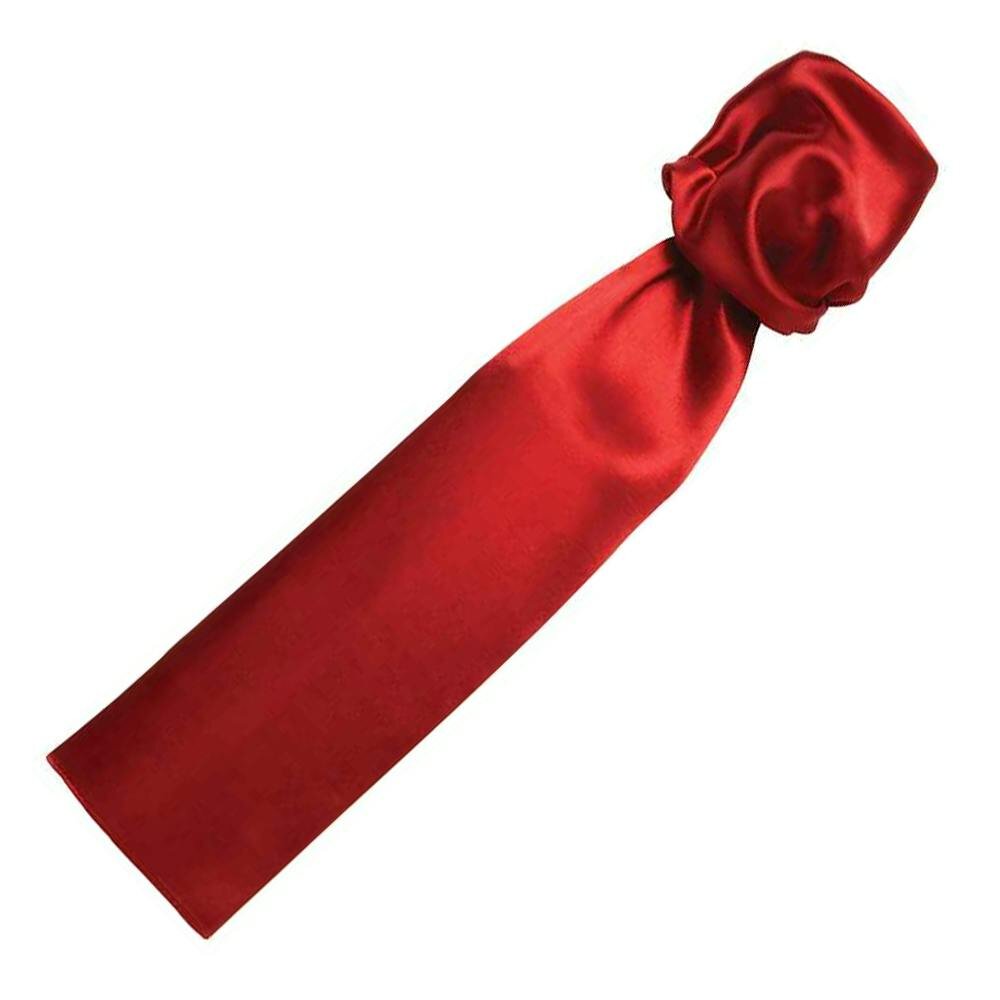 Premier Scarf - Ladies/Womens Plain Business Scarf - Red