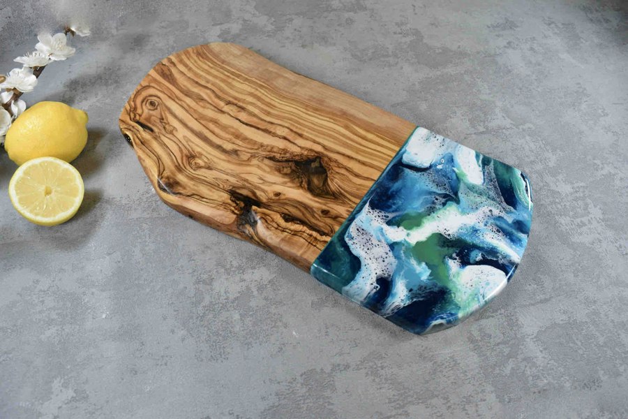 Chopping Board with Resin Art 40cm