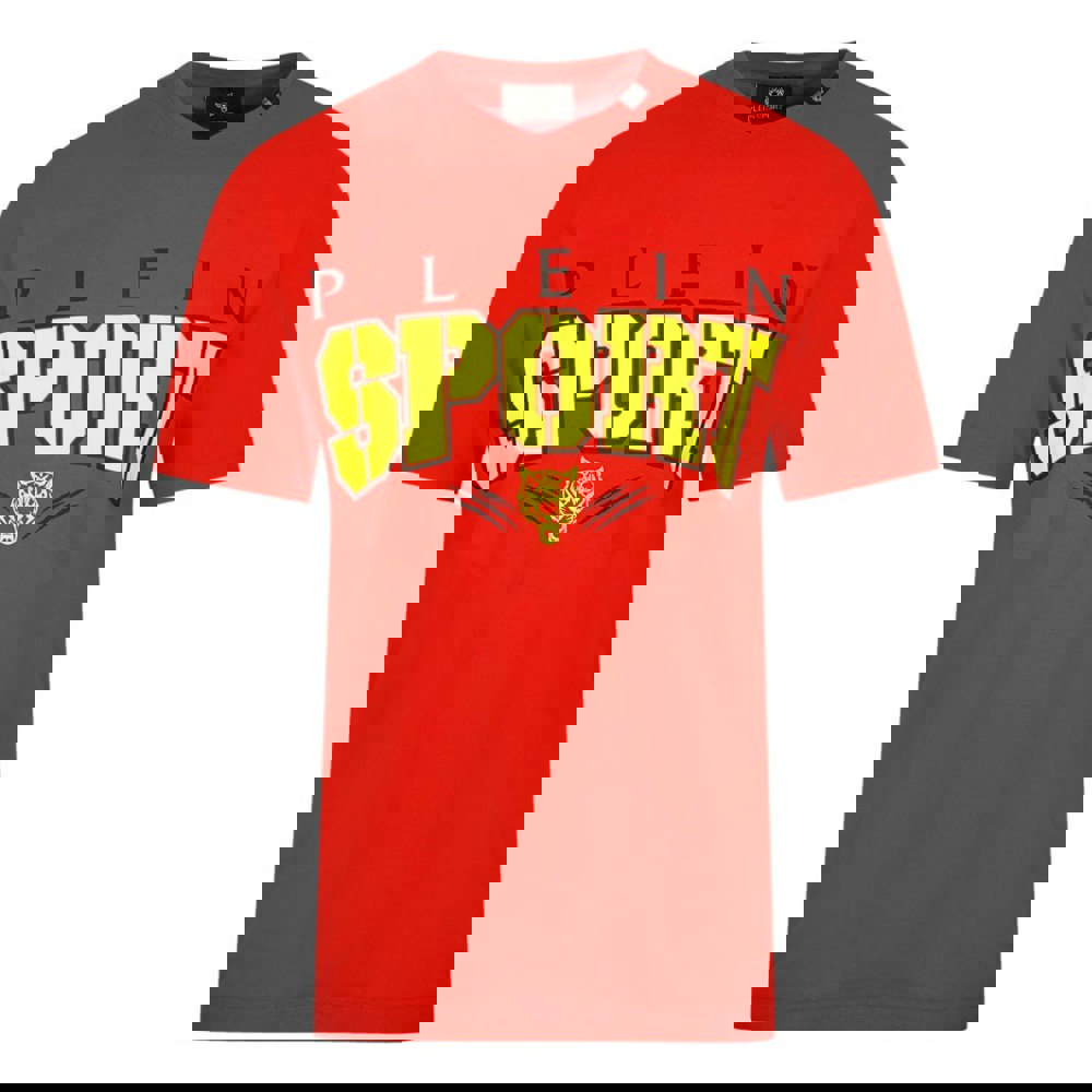 Plein Sport Bold Sport Logo T-Shirt - Red