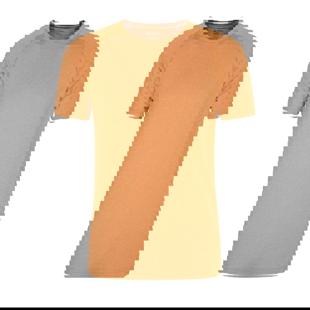 Mountain Warehouse Mens Agra Striped IsoCool T-Shirt - Mustard