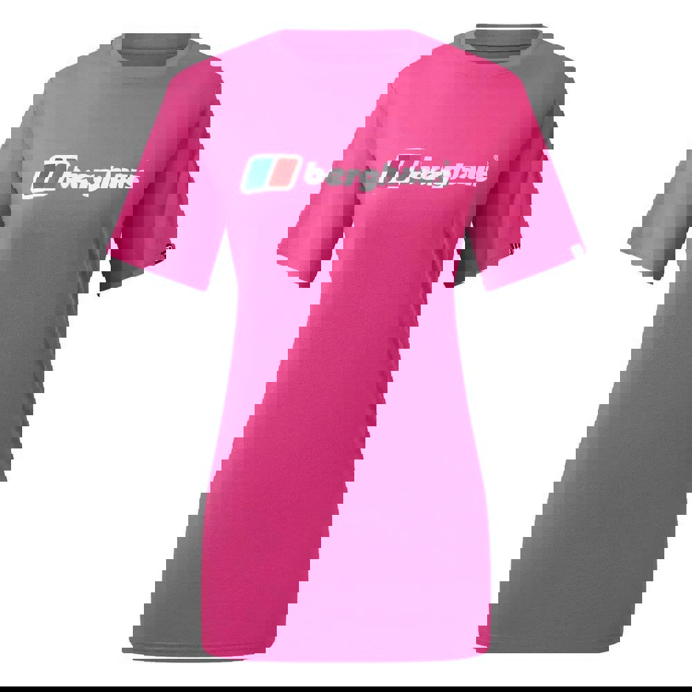 Berghaus Womens/Ladies Classic Logo Boyfriend T-Shirt - Pink