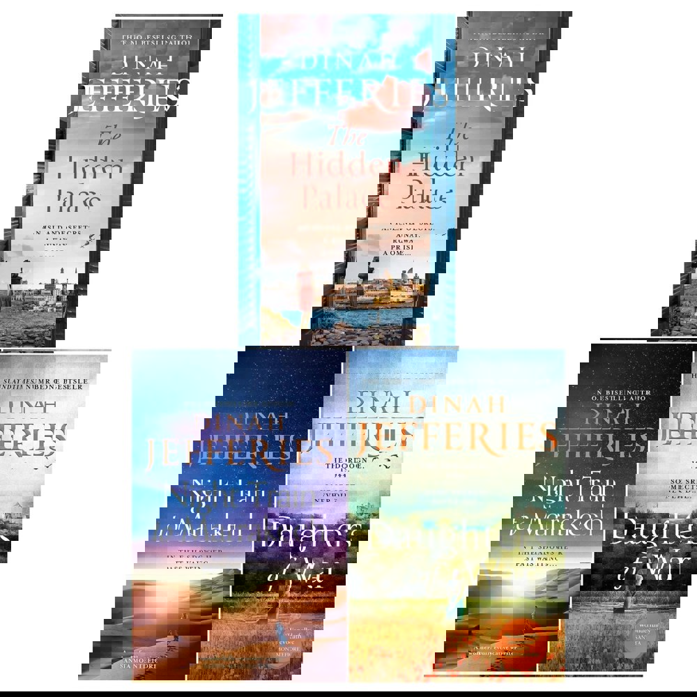 The Daughters Of War Series 3 Books Collection Set By Dinah Jefferies (Daughters Of War, The Hidden Palace, Night Train to Marrakech)
