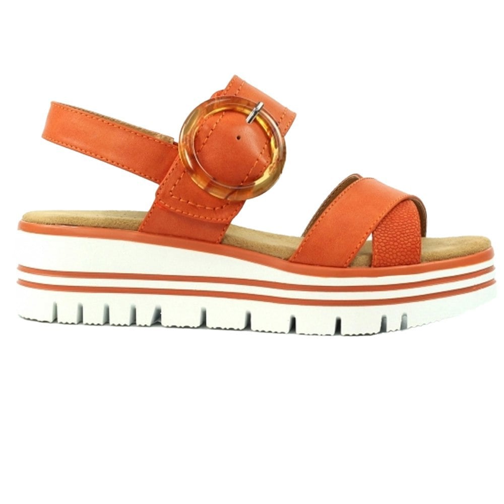Lunar Womens/Ladies Elise Sandals - Orange
