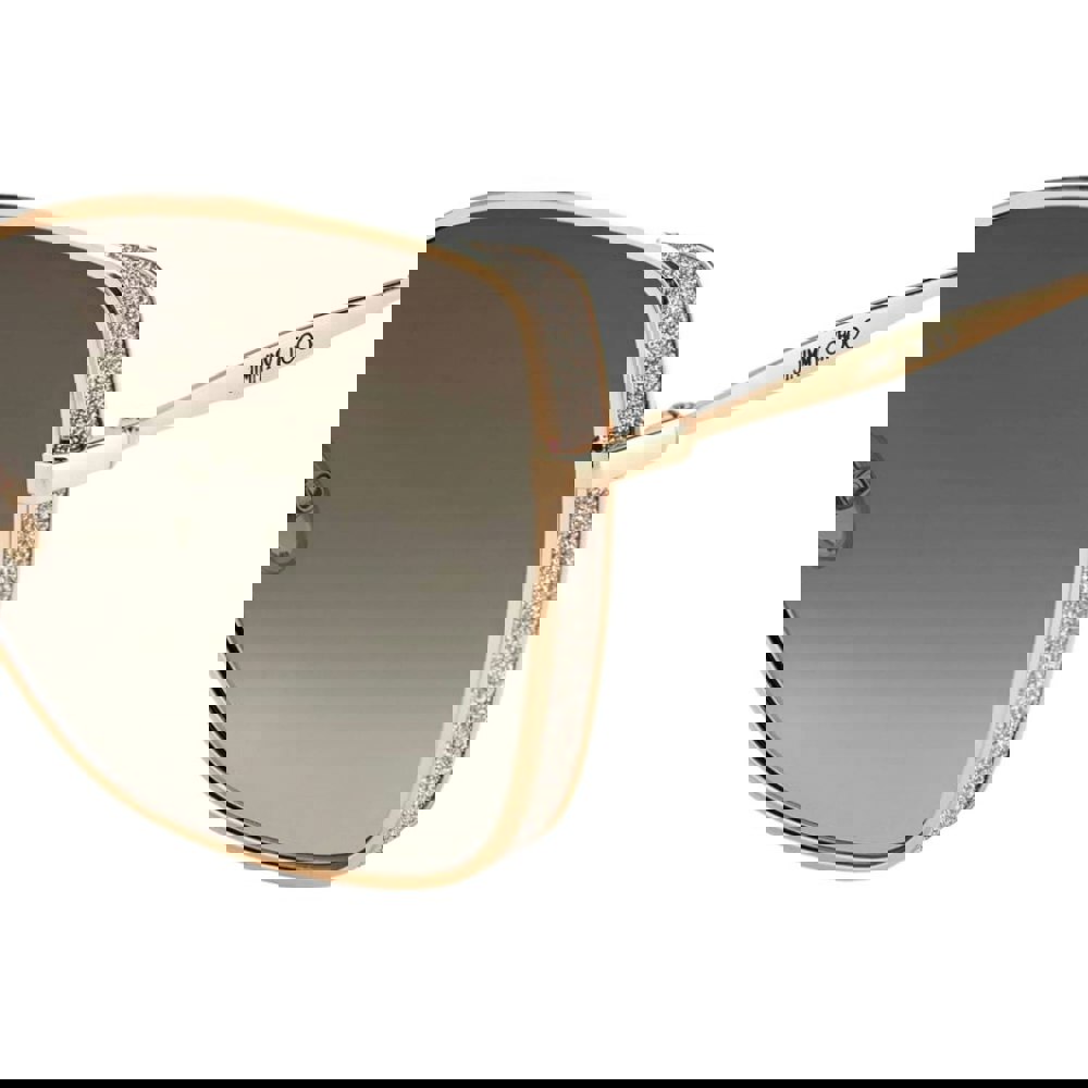 Jimmy Choo Alexis DDB HA Rose Gold Sunglasses 59/18/145