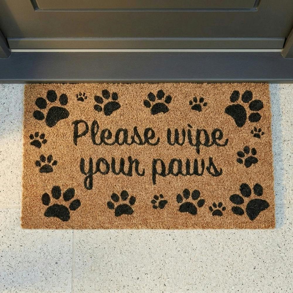 Garden Greatness Wipe Your Paws Natural Coir Doormat