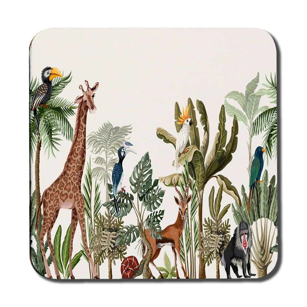 Benjamin Tate Design Tropical Animals (Coaster)