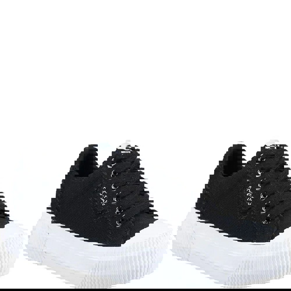 Rocket Dog Womens Cheery 12A Canvas Trainers - Black