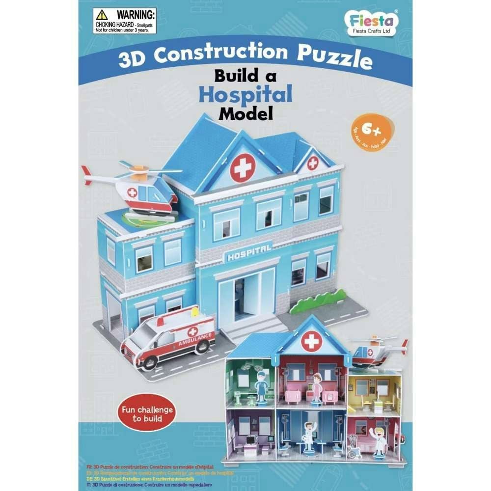 Fiesta Crafts 3D Construction Craft -Hospital
