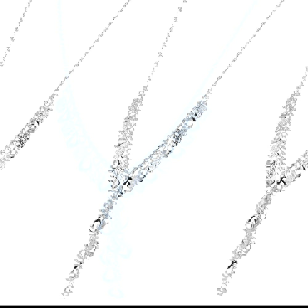 Sterling Silver Waterfall Necklace - Reeves & Reeves