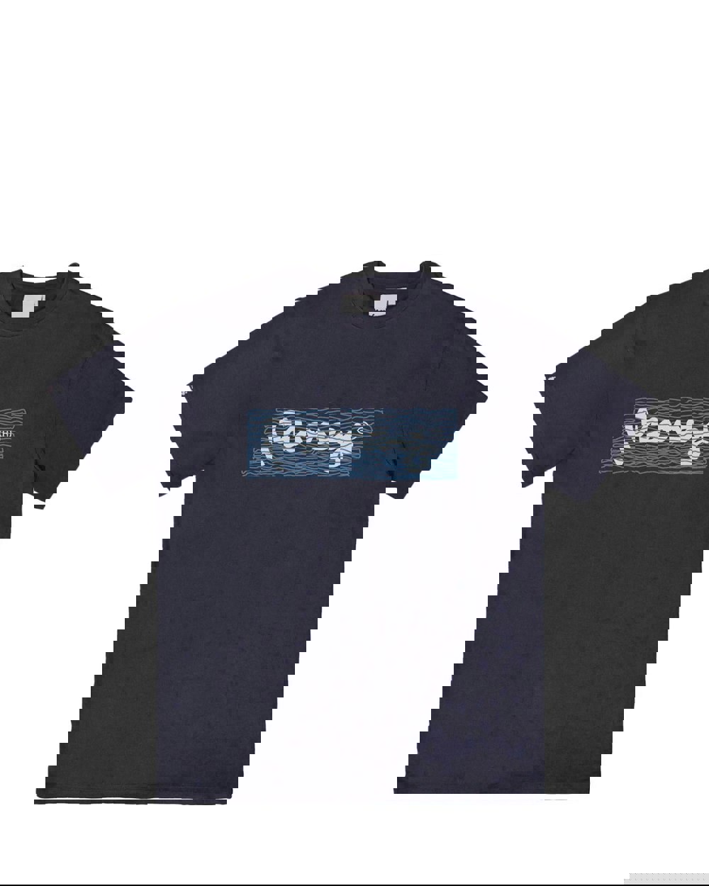 Money Wavy Ape Tee - Navy