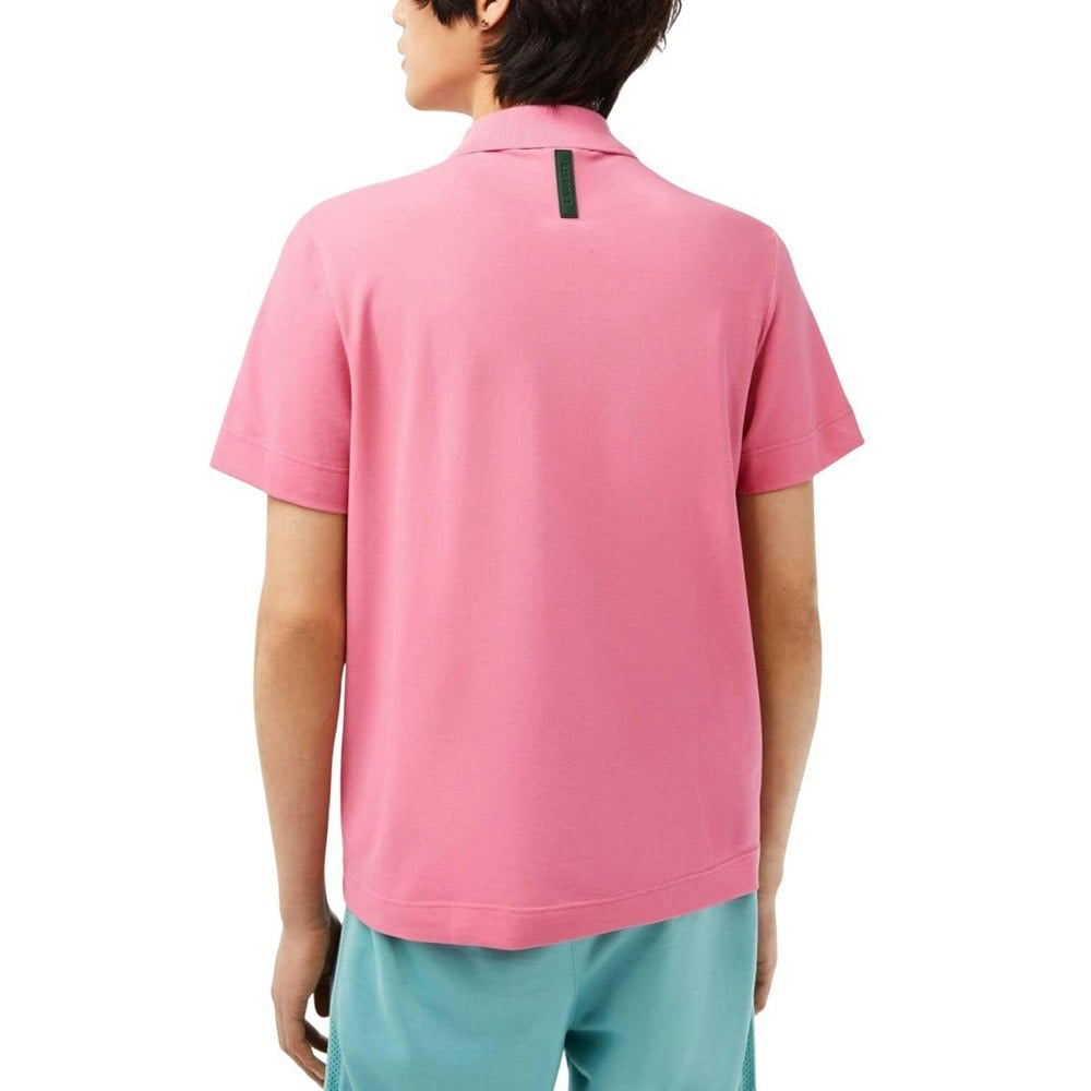 Lacoste Mens Movement Pique Regular Polo Shirt - Pink