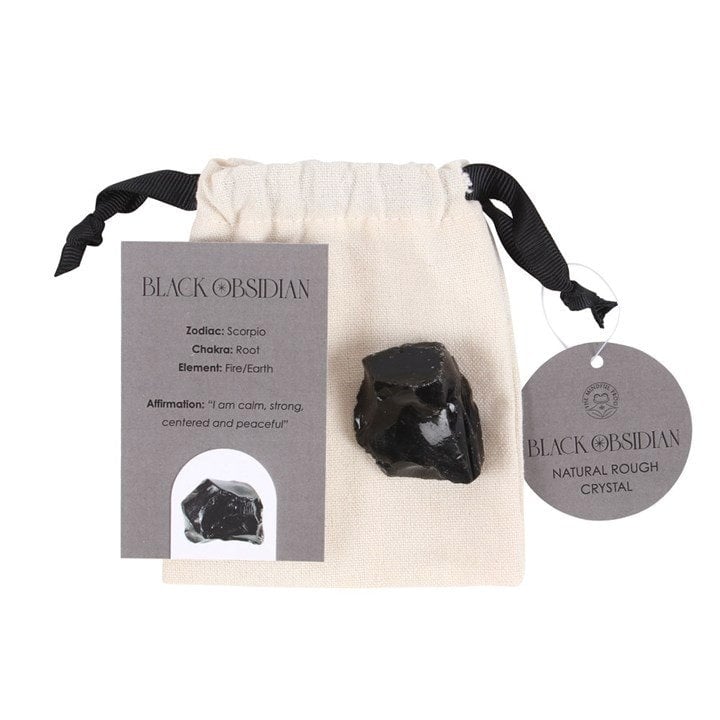 Serano Black Obsidian Healing Rough Crystal