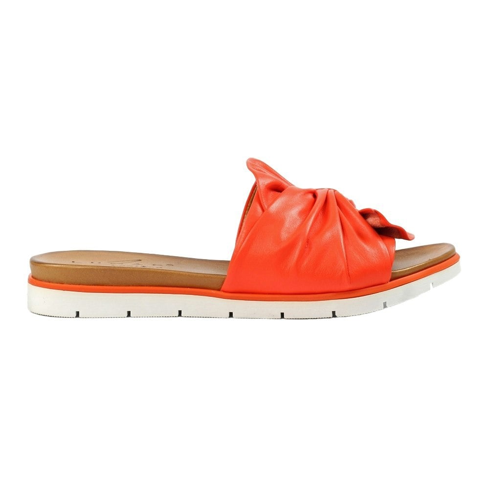 Lunar Womens/Ladies Sunshine Leather Sandals - Orange