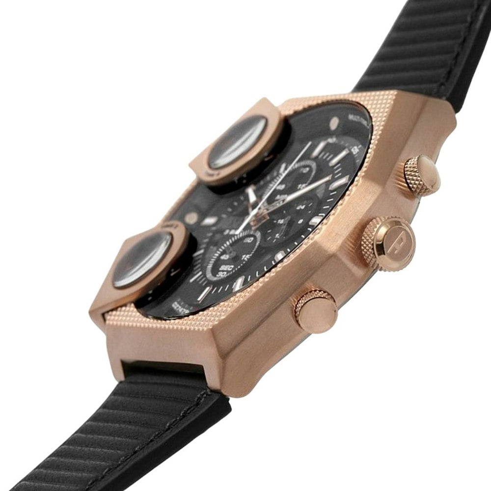 Diesel Rose Gold Watch Black Strap