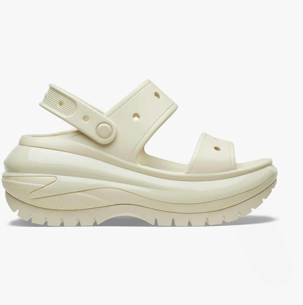 Crocs 207989-2Y2 MEGA CRUSH Womens Sandals Bone | Rackhams