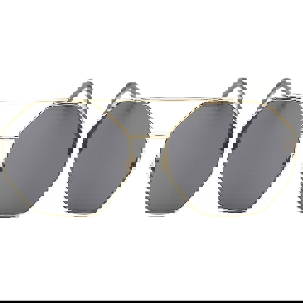 Marc Jacobs Hex Grey Lensed Gold Sunglasses