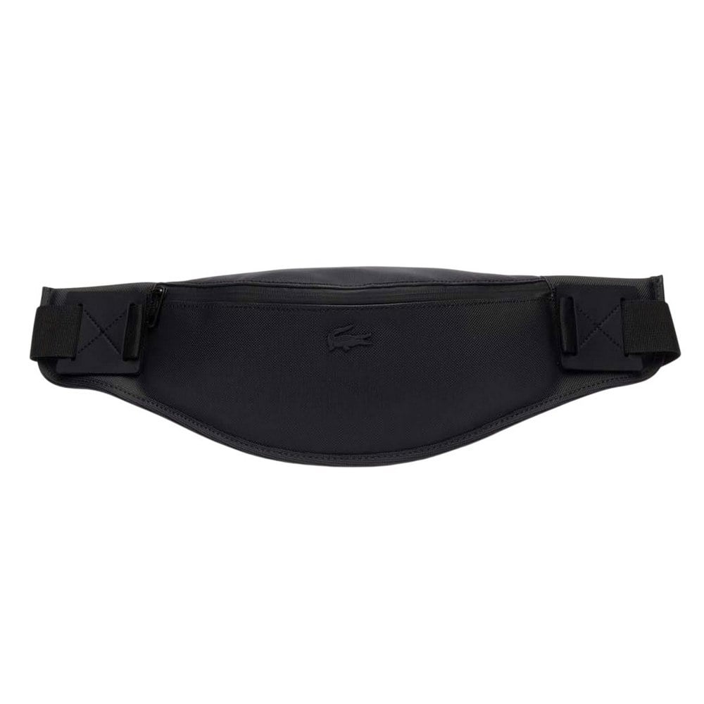 Lacoste Naos Pique Waist Bag - Black