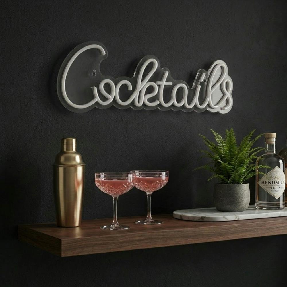 Garden Greatness Cocktails LED Neon Sign Decoration