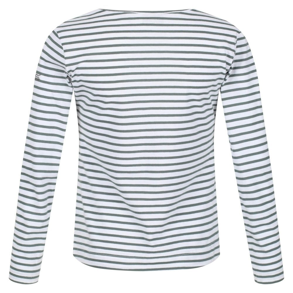 Regatta Kids Clarabee Slogan Long-Sleeved T-Shirt - Balsam Green