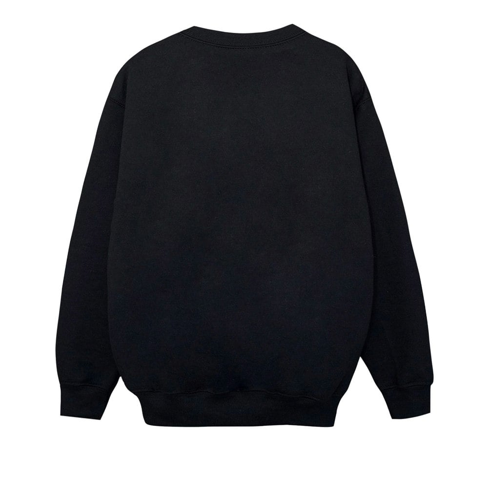 Disney Boys Alice In Wonderland Flowers Sweatshirt - Black