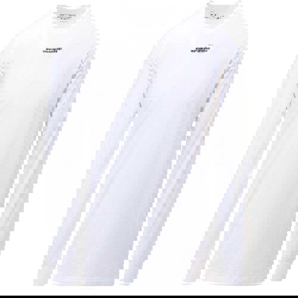 Off-White Off White Marker Logo Long Sleeved T-Shirt - White