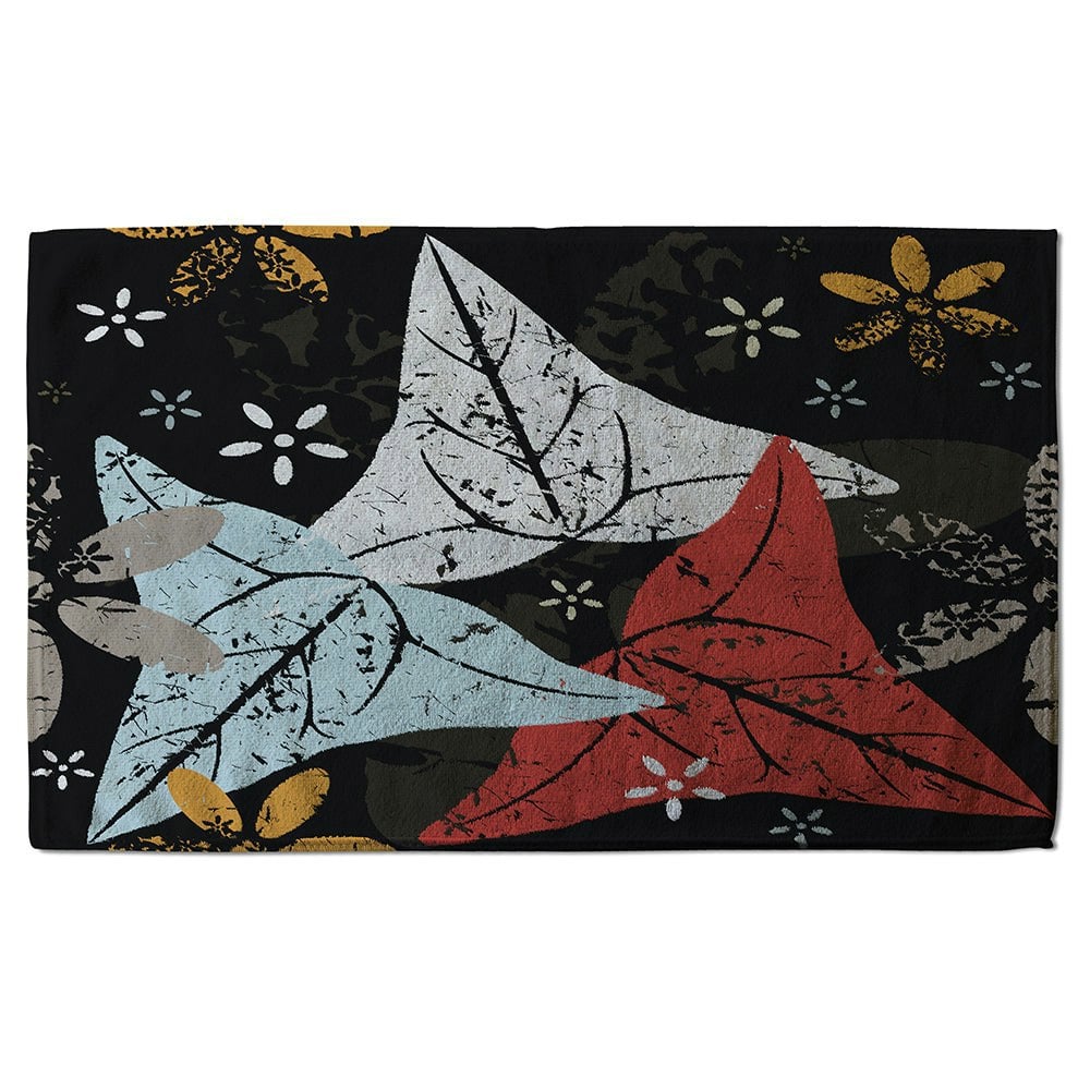 Benjamin Tate Design Leaves And Flowers. Autumn pattern (Bath Towel)