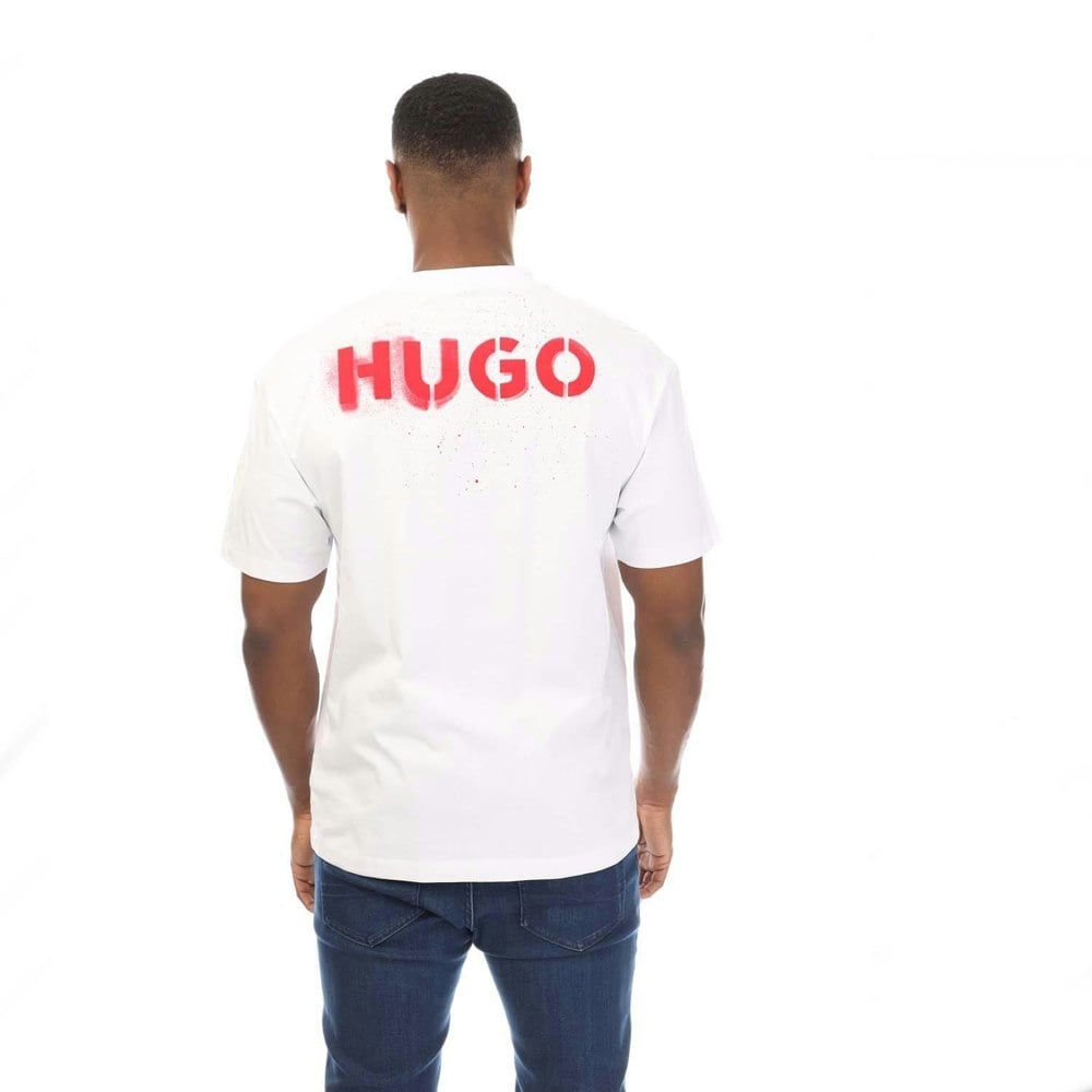 Hugo Mens Mexico Graphic T-Shirt - White