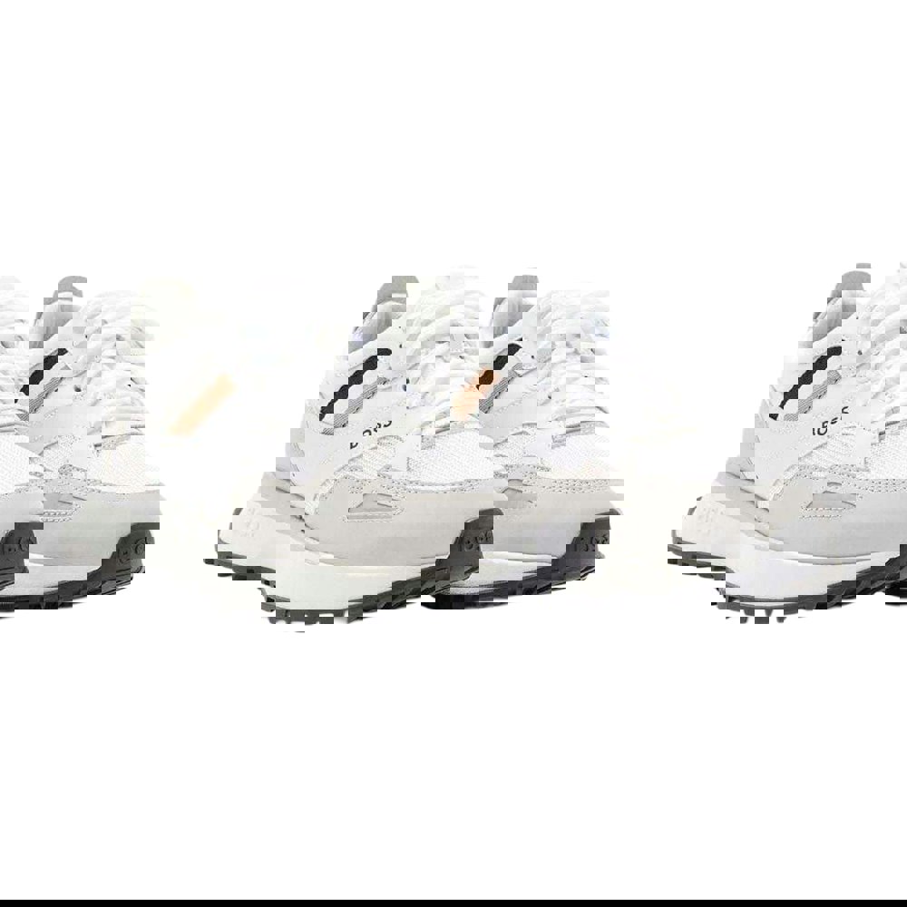 Boss Mens Jonah Running Trainers - White