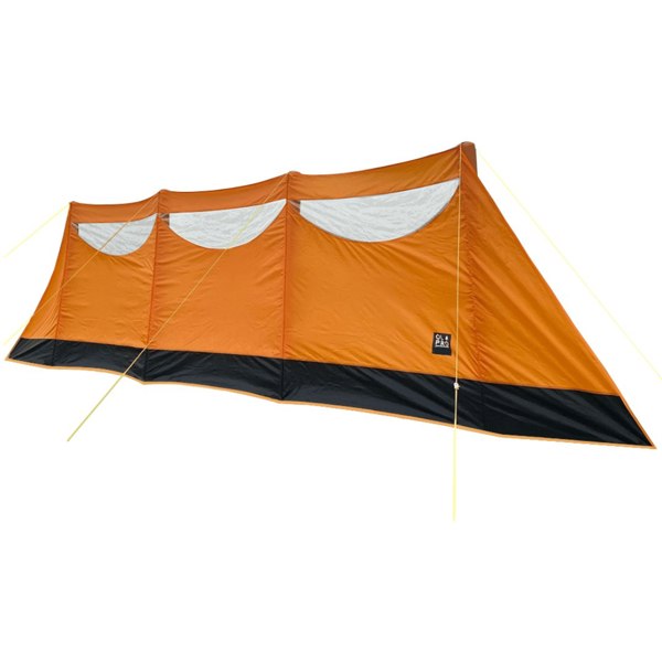 The OLPRO Inflatable Orange Windbreak on a white background.