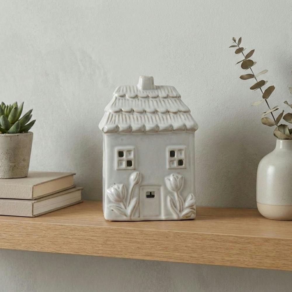 Garden Greatness Tulip House Tealight Candle Holder