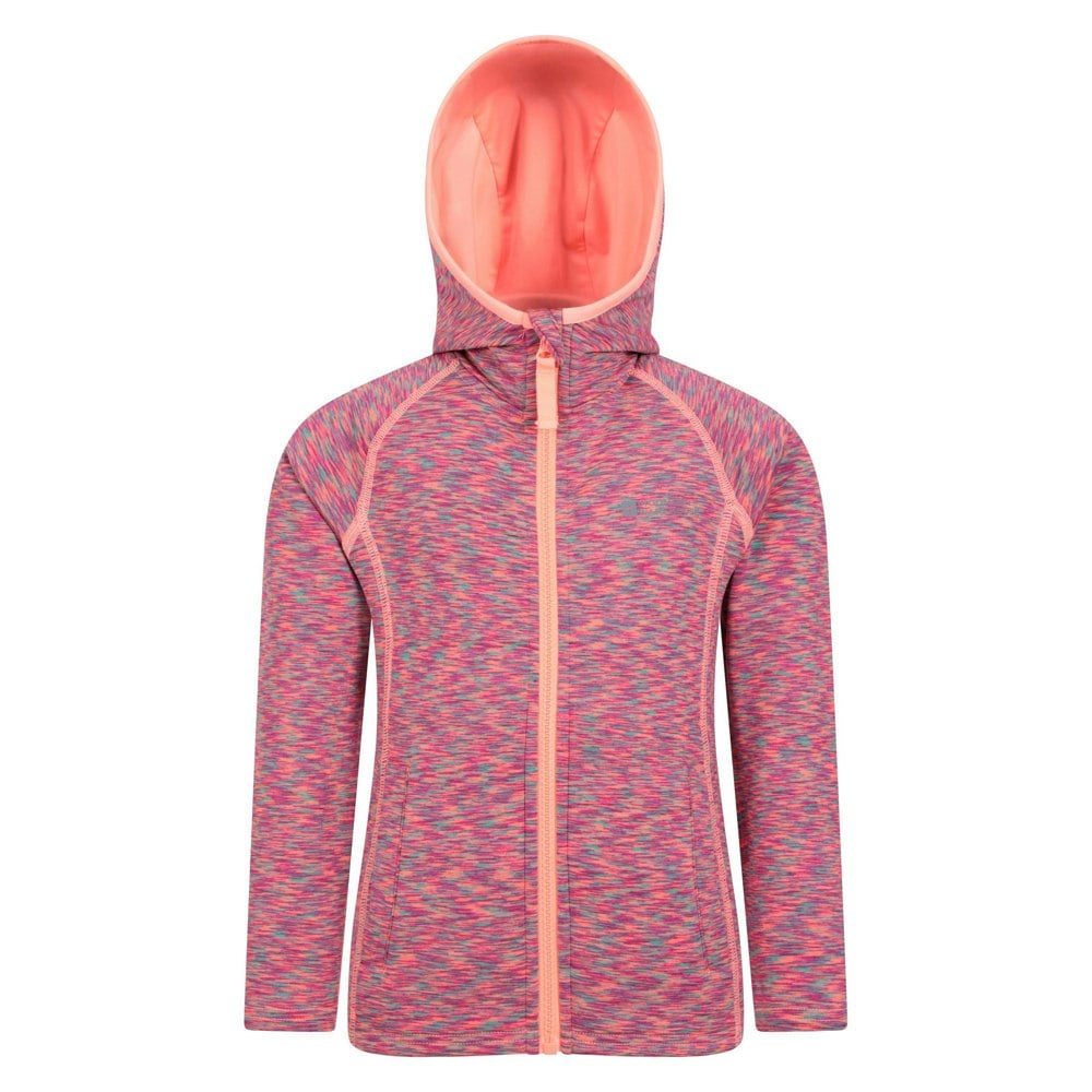 Mountain Warehouse Kids Kayleigh II Stripe Full Zip Hoodie - Orange