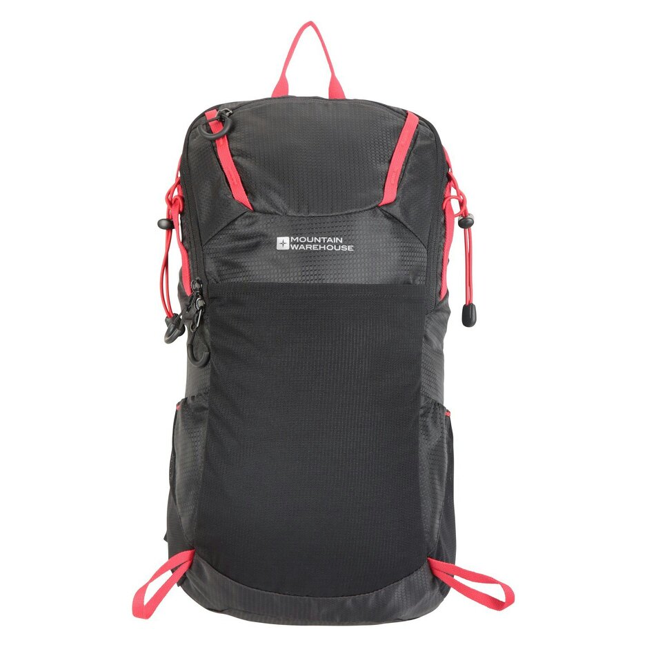 Mountain Warehouse Inca 18L Backpack Black Red Rackhams